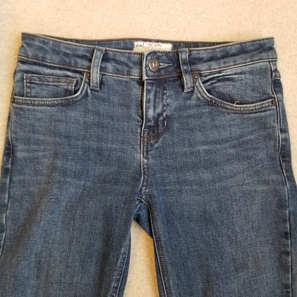 FreePeople Raw Hem Skinny Jeans - Picture 5 of 10